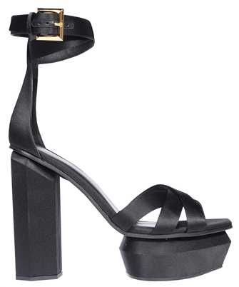 Balmain AN1UH851TRSO AVA SATIN PLATFORM Sandals