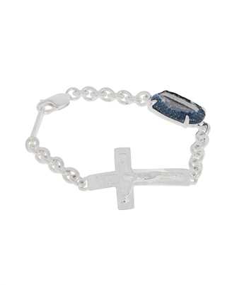SWEETLIMEJUICE SILVER CRUCIFIX OVAL Bracciale