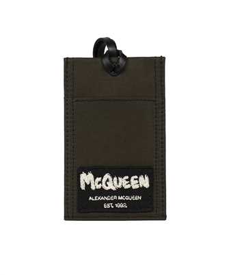 Alexander McQueen 663103 1AAB1 W/STRAP Kartenetui