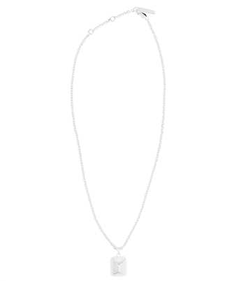 SWEETLIMEJUICE SILVER TEXTURED METAL Collana