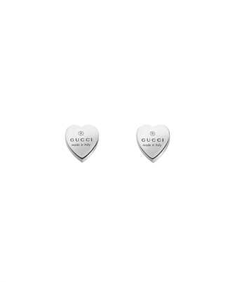 Gucci Jewelry Silver JWL YBD22399000100 TRADEMARK HEART-SHAPED Earrings