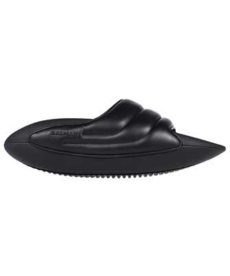 Balmain YM0VL299LPQP B-IT-QUILTED LAMBSKIN Slides