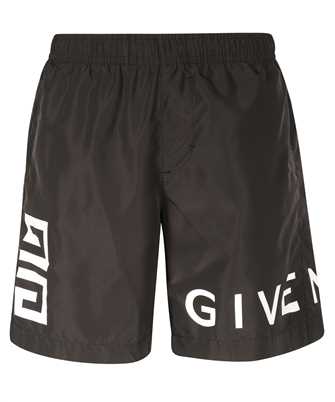 Givenchy BMA00N1453 4G LONG IN NYLON Swim shorts