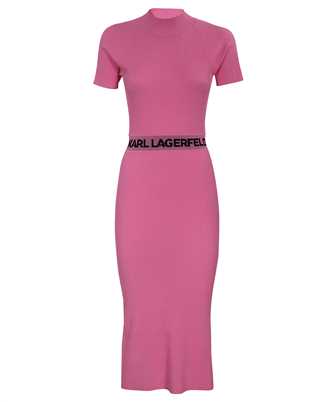Karl Lagerfeld 225W1350 SHORT-SLEEVED LOGO KNIT Abito