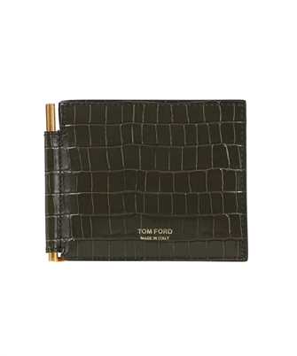 Tom Ford Y0231T LCL239 GLOSSY PRINTED CROC T LINE Wallet
