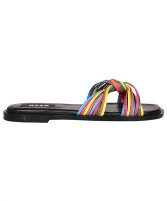 MSGM 3441MDS164 454 MULTICOLOR WOVEN BAND Slides