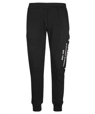 Alexander McQueen 688714 QSZ81 LOGO PRINT TAPERED TRACK Trousers