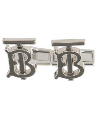 Burberry 8013165 MONOGRAM MOTIF ENAMEL AND PALLADIUM-PLATED Gemelli