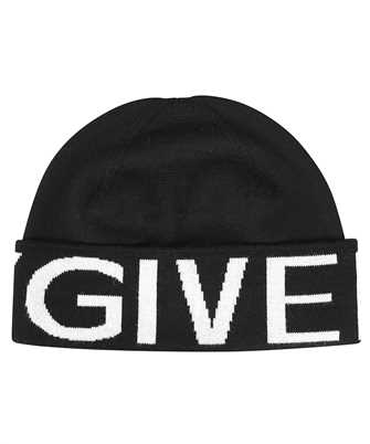 Givenchy BPZ02X P0DB LOGO WOOL Beanie