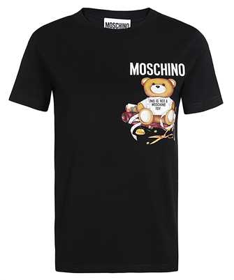 Moschino V0702 5541 TEDDY BEAR-MOTIF COTTON T-shirt