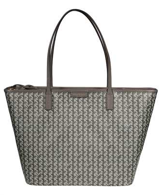 Tory Burch 145634 COATED CANVAS ZIP TOTE Bag
