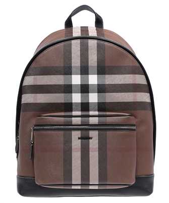 Burberry 8051414 CHECK AND LEATHER Backpack