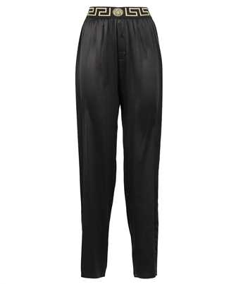 Versace 1000946 1A00986 GRECA BAND SILK SATIN PAJAMA Trousers