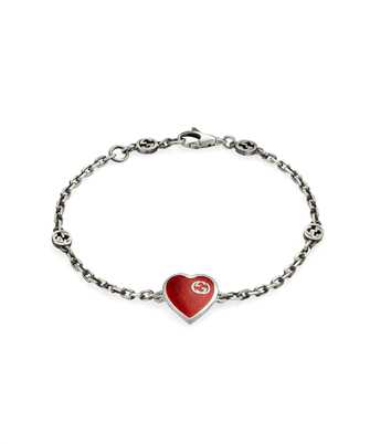 Gucci Jewelry Silver JWL YBA645546001017 HEART 1.7 INCHES Bracelet