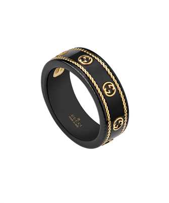 Gucci Jewelry Fine JWL YBC6068260010 YELLOW GOLD AND CORINDUM ICON Anello