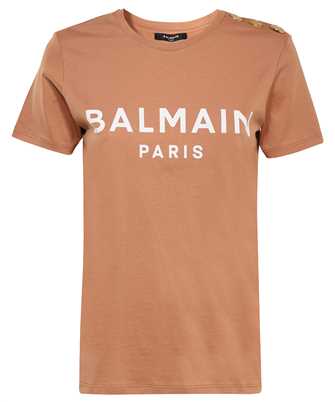 Balmain AF0EF005BB02 3 BTN PRINTED BALMAIN T-shirt