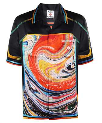Casablanca M AW25 SH 003 02 SILK SATIN Polo