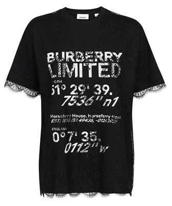 Burberry 8042908 LACE OVERLAY COORDINATES PRINT COTTON T-shirt