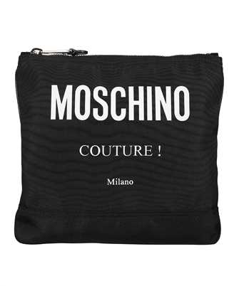 Moschino A7426 8201 LOGO-PRINT PANELLED MESSENGER Tasche