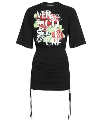 Versace Jeans Couture 74HAOF03 CJ05F LOGO DOODLE ROSES Abito