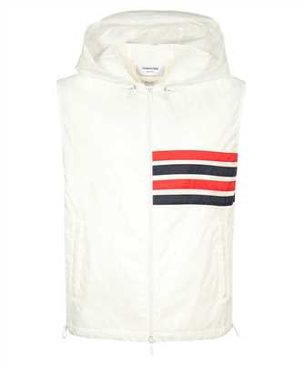 Thom Browne MJV007A F0517 4-BAR STRIPE RIPSTOP Gilet