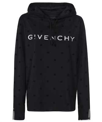 Givenchy BWJ0453YDU DOUBLE LAYERED IN 4G TULLE Kapuzen-Sweatshirt