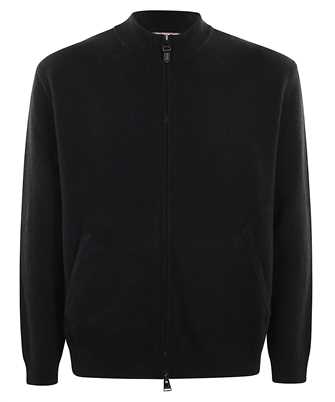 Canali MK02164 C1141 Wool-blend Zip-up Cardigan