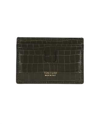 Tom Ford Y0232T LCL239 GLOSSY PRINTED CROC CLASSIC Card holder