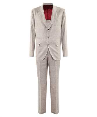 Brunello Cucinelli MA479LDFV2 Prince of Wales Abito
