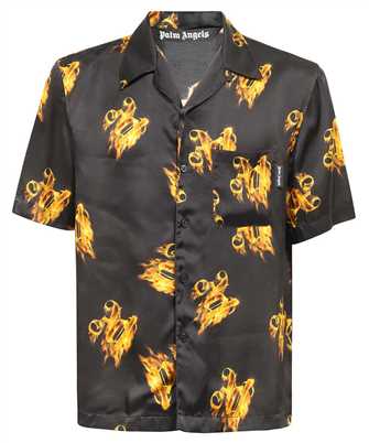 Palm Angels PMGG005R24FAB002 BURNING MONOGRAM Hemd