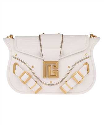 Balmain BN1BK794LPSE BLAZE SHOULDER M-GRAINED LEATHER MONOGRAM Tasche