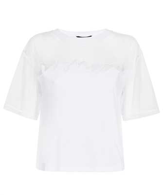 Armani Exchange 3RYTBY YJG3Z EMBROIDERED-LOGO MESH-PANELLING T-shirt