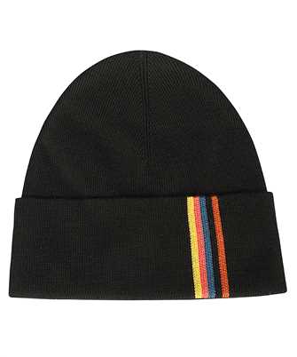 Paul Smith M1A 383AL M394 STRIPE-DETAIL WOOL Beanie