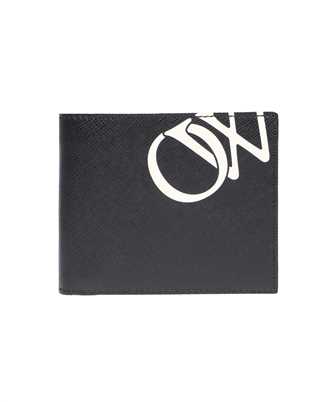 Off-White OMNC079S24LEA001 PRINT BIFOLD Portafoglio