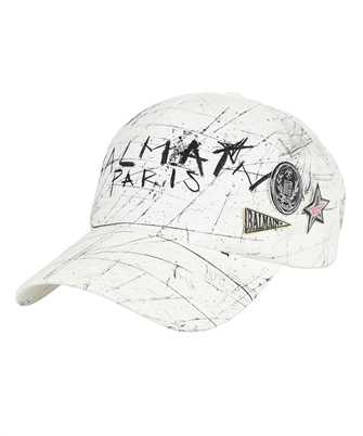 Balmain YH1XA095CC45 PRINTED COTTON Cap