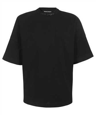 Palm Angels PMAA002F22JER003 GLITTER CLASSIC LOGO OVER TEE T-shirt