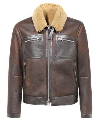 Tom Ford LBS016 LMG010F23 CRACKLED SHEARLING ZIP Giacca