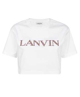 Lanvin RW TS0012 J207 P24 CURB EMBROIDERED CROPPED T-shirt