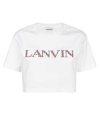 Lanvin RW TS0012 J207 P24 CURB EMBROIDERED CROPPED T-Shirt