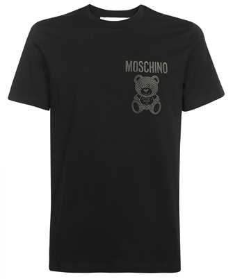 Moschino V0729 2041 TEDDY BEAR-APPLIQU COTTON T-shirt