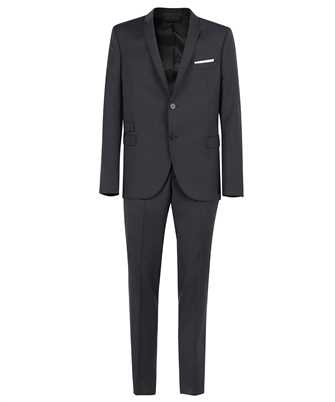 Neil Barrett BAB009 S036 FITTED SLIM LINED Suit