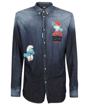 Dsquared2 S78DM0039 S30341 SMURFS DENIM Shirt