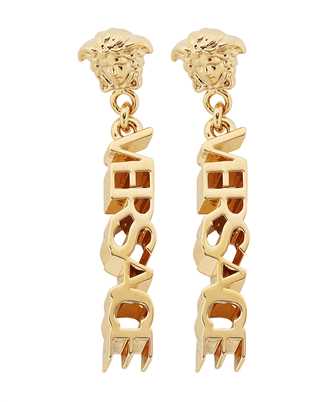 Versace 1002273 1A00620 LOGO DROP Earrings