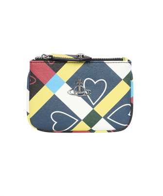 Vivienne Westwood 51010007 S000C PF ORB AND HEART CHECK COIN Wallet