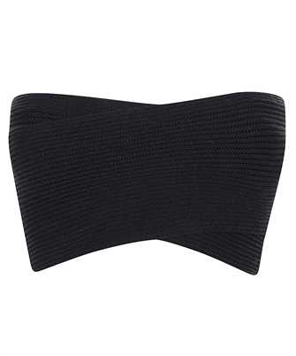 Balmain GF1AA405KJ29 TUBE-KNIT BRA Canottiera