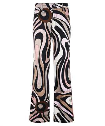 Emilio Pucci 5HRT06 5H862 MARMO PRINT WIDE LEG Pantalone