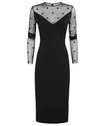 Givenchy BW21LD30XQ BI-MATERIAL 4G PATTERN Dress