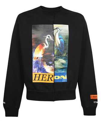 Heron Preston HMBA018F21JER002 SPLIT GRAPHIC Sweatshirt