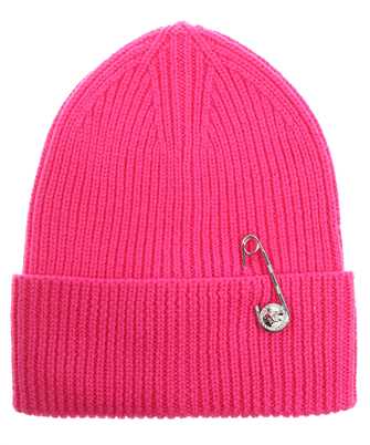 Versace 1007514 1A08343 SAFETY PIN RIBBED KNIT Beanie