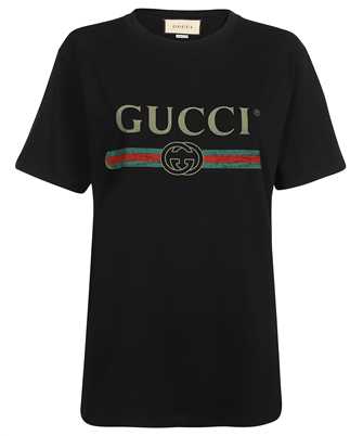 Gucci 457095 X5L89 OVERSIZE GUCCI LOGO T-shirt